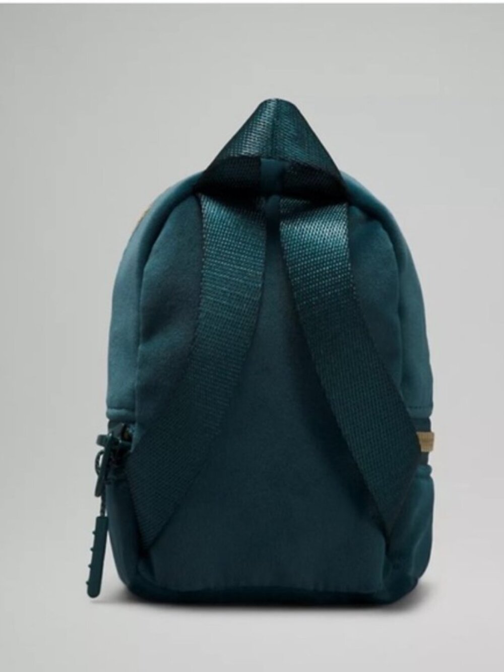 lululemon athletica Mini Backpack Bag Charm in Teal with Gold Hardware - Picture 4 of 6